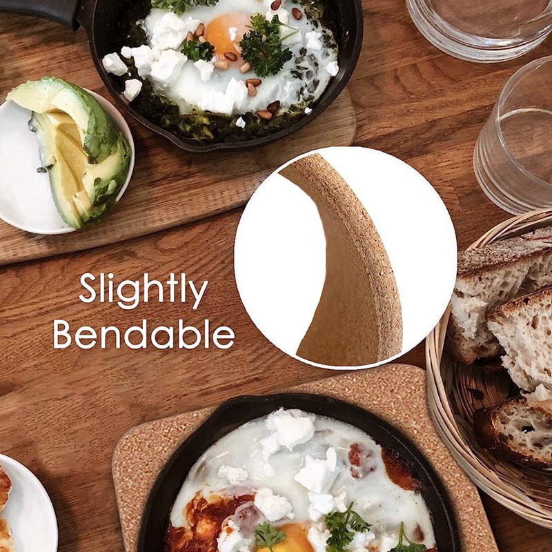 Đế Lót Ly Bằng Nút Bần Kích Thước 8 Inch Chịu Nhiệt Tốt Tiện Dụng