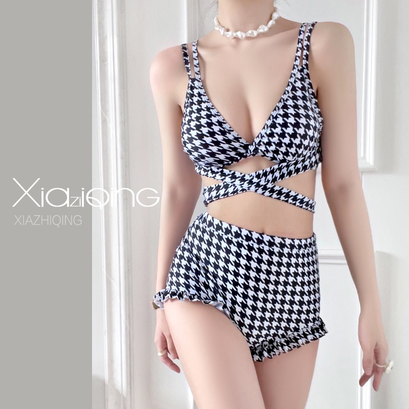Bộ Đồ Bơi Bikini Đi Biển Phong Cách Hoạt Hình Quyến Rũ Nóng Bỏng Cho Nữ