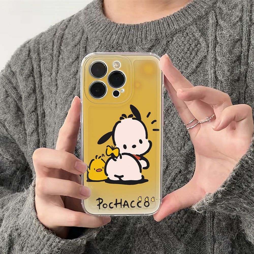 ✅Ốp Điện Thoại Mềm Chống Sốc Họa Tiết Cún Pacha 6In Đơn Giản Cho Apple Iphone plusmax11 1278 13 14pro QGGZ