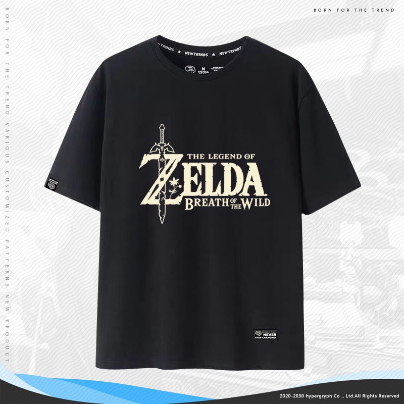 Áo Thun Tay Ngắn In Hình Ellen the Legend of Zelda Tears of the Kingdom Harajuku Unisex