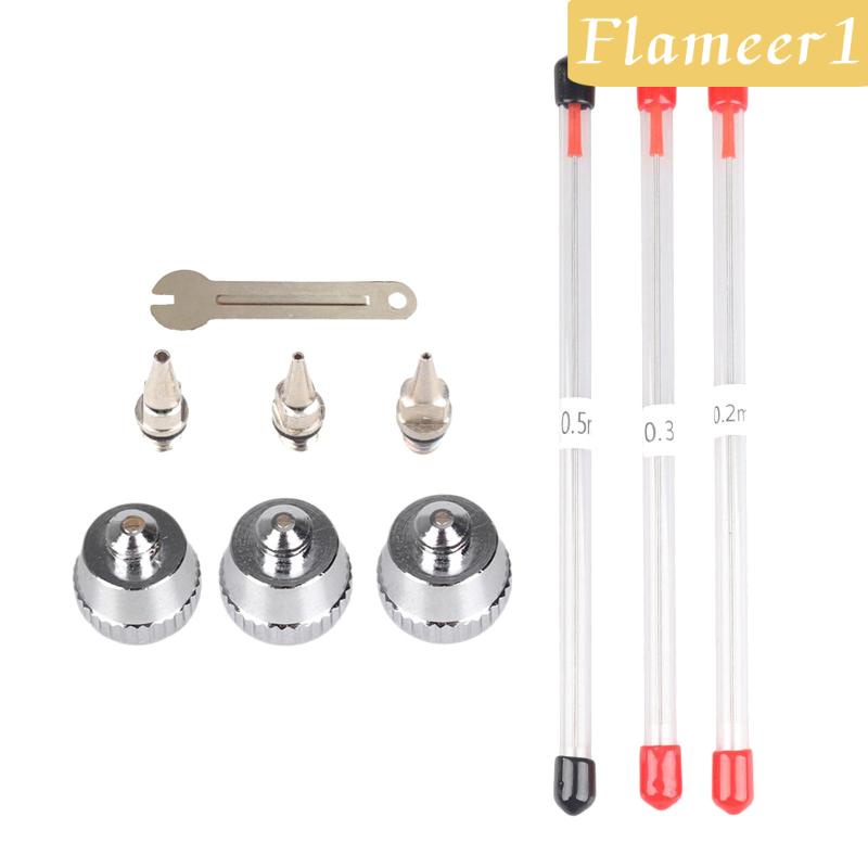 Set 1 / 10 Vòi Phun Khí Nhỏ Kèm Cờ Lê Dùng Làm Đồ Thủ Công