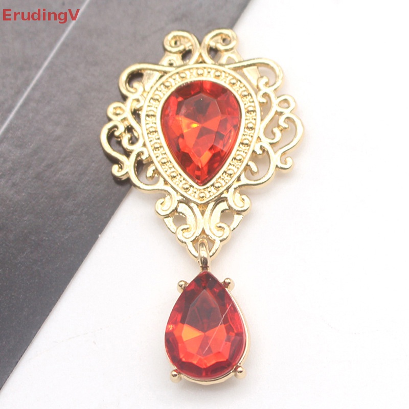 Ghim Cài Áo Hợp Kim Hình Giọt Nước Phẳng 26 * 48mm