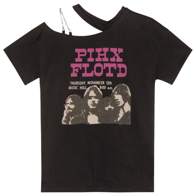 Áo Thun Tay Ngắn Hở Vai Thời Trang Dành Cho Nữ