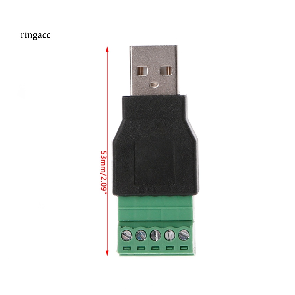 Đầu Nối RGA USB 2.0 Type A Male / Female Sang Female