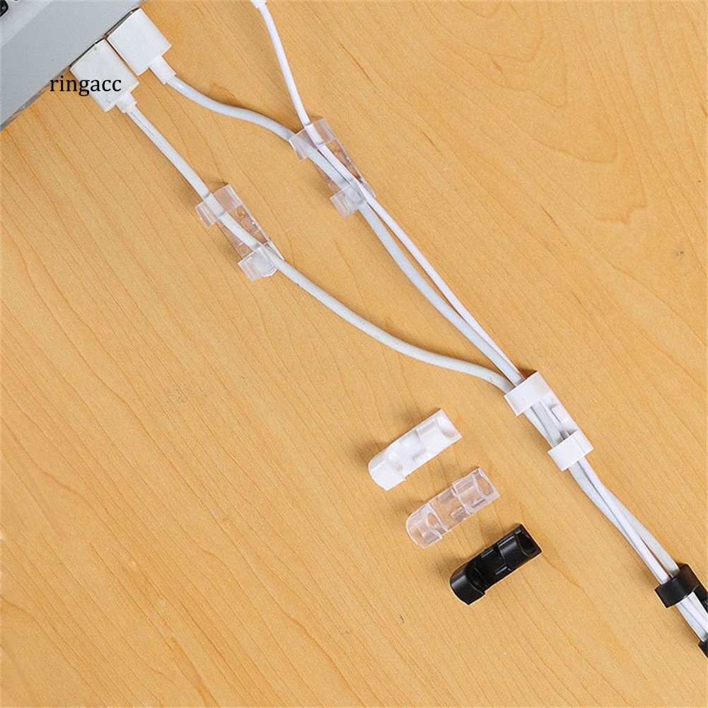 Set 20 Kẹp Cố Định Dây Cáp Tự Dính Tiện Lợi