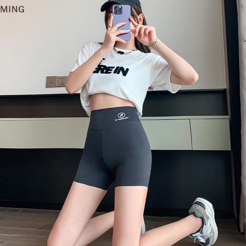 Quần Short Tập Yoga / Đi Bộ Nâng Mông / Mông Chống Trượt Hình Cá Mập Cho Nữ