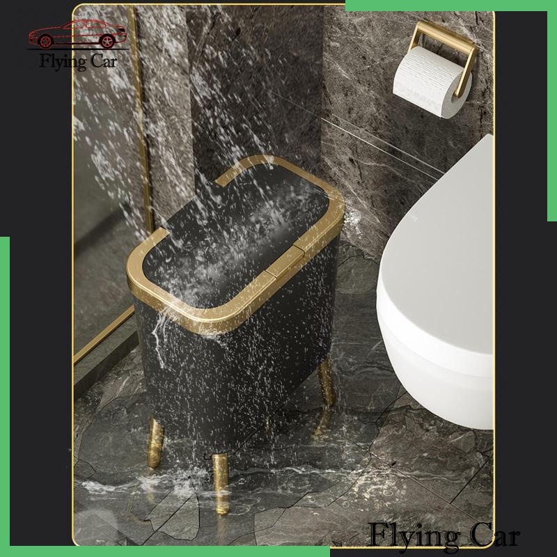 Thùng Rác 15L Có Nút Nhấn Tiện Dụng Cho Văn Phòng / Phòng Tắm / Ngoài Trời