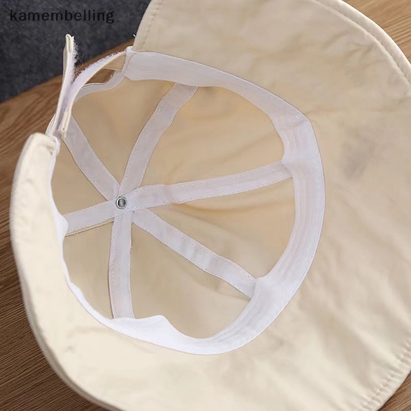 Kamembelling Mũ Bucket Vành Rộng Che Nắng Có Thể Điều Chỉnh Thời Trang Mùa Hè Cho Nữ