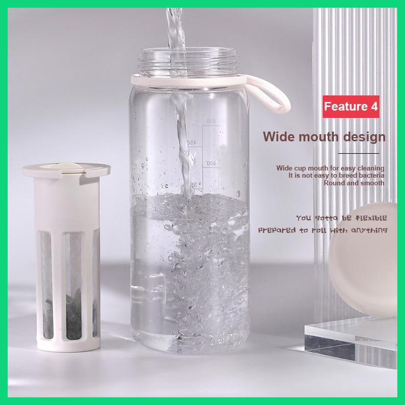 Bình Đựng Nước Lạnh Chống Rò Rỉ Có Thang Đo Cho Nhà Bếp / Tập Gym / Leo Núi