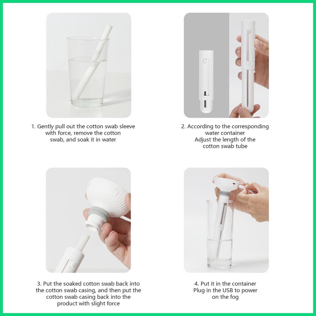 Máy Tạo Độ Ẩm Không Khí Hình Bánh Donut Mini Kết Nối USB