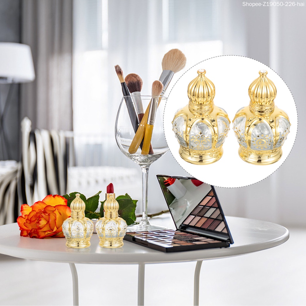 Bộ 2 Lọ Tinh Dầu Dùng Trang Trí Lễ Phục Sinh Phong Cách Vintage