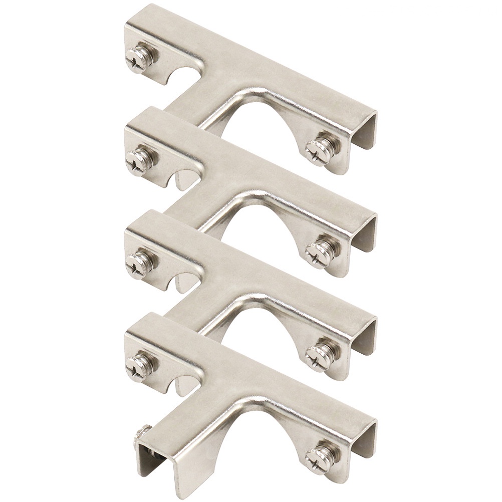 Set 4 Kẹp Kính Bằng Thép Không Gỉ 9X5.1CM