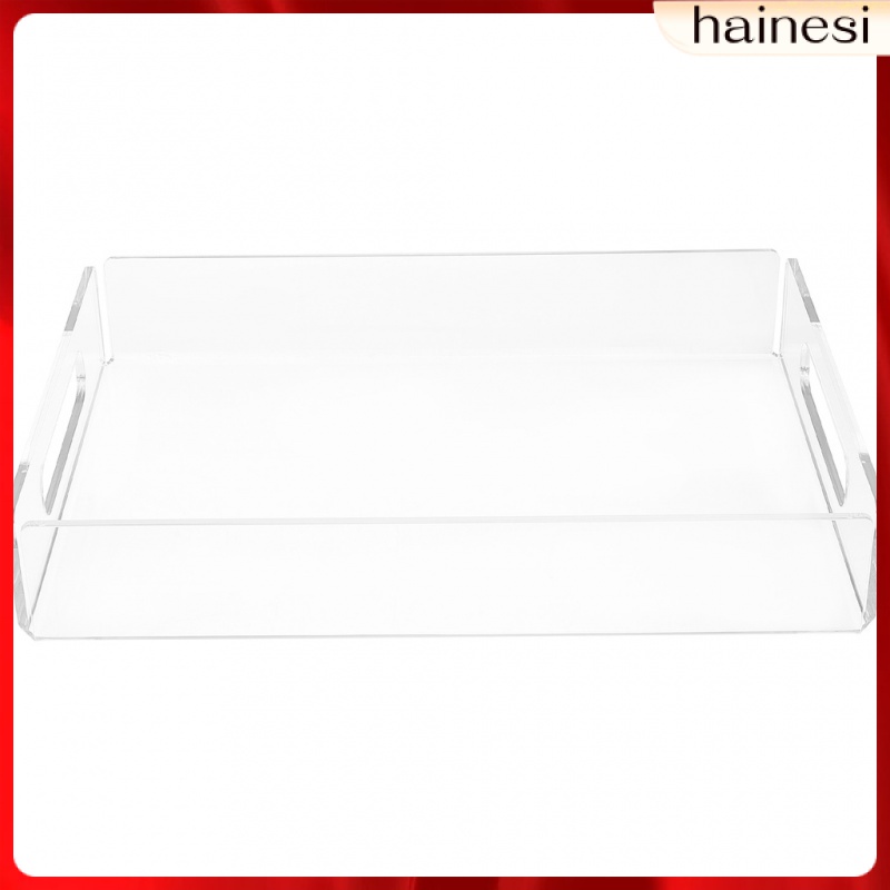 Khay Đựng Đồ Trang Điểm Bằng Acrylic Màu Bạc Sắp Xếp Gọn Gàng Cho Nhà Bếp