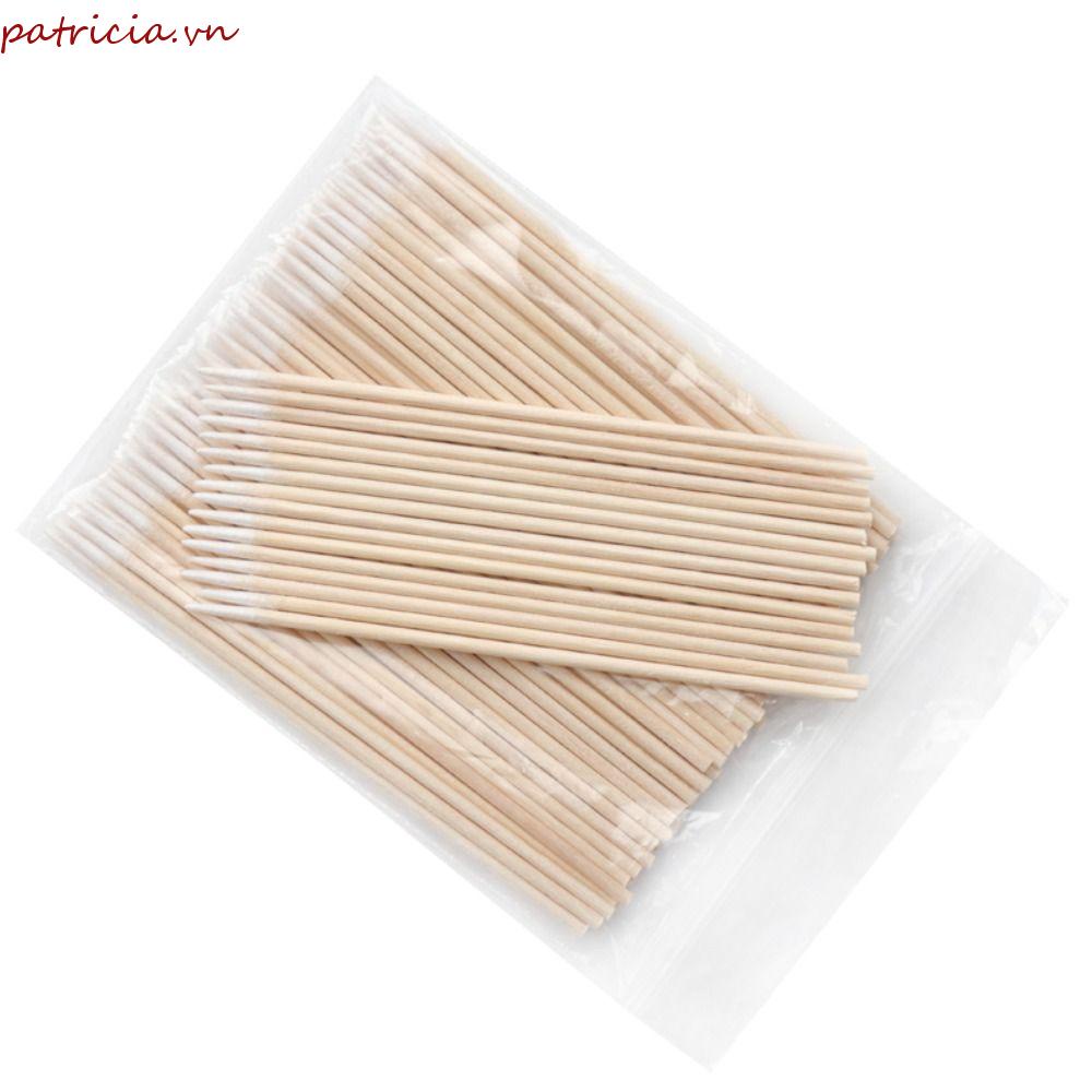 Set 100 Tăm Bông Cotton Dùng Một Lần Đa Năng Không Xơ Vải Dùng Thêu Thùa / Trang Điểm