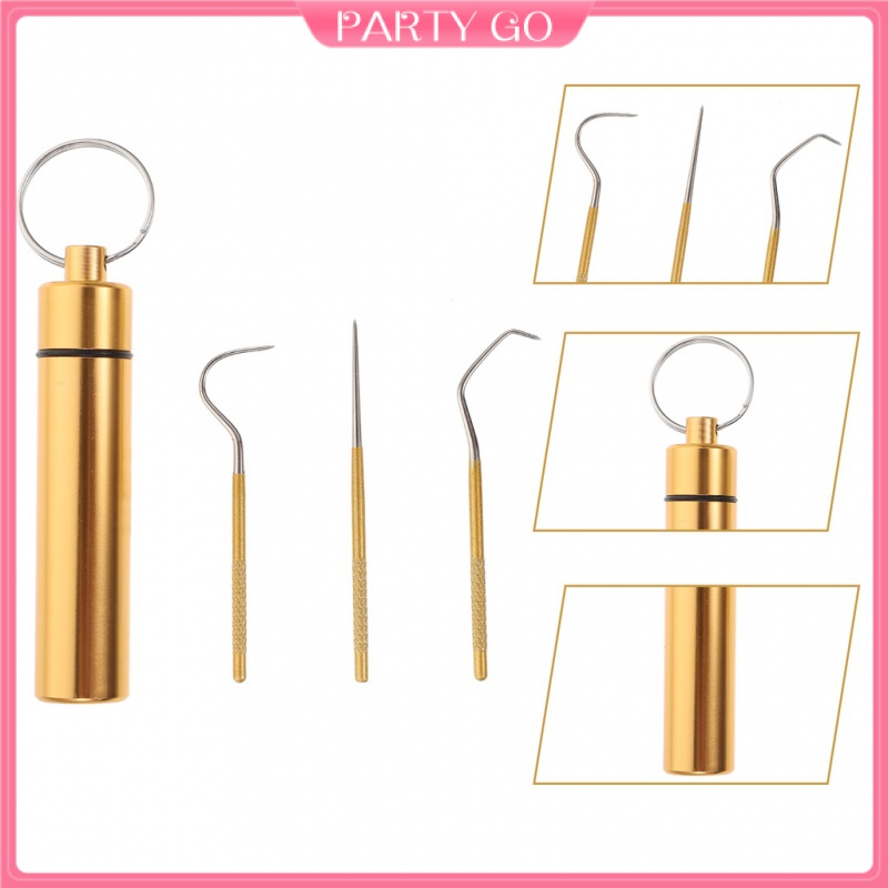 Bộ Dụng Cụ Chăm Sóc Răng Miệng Bằng Thép Không Gỉ