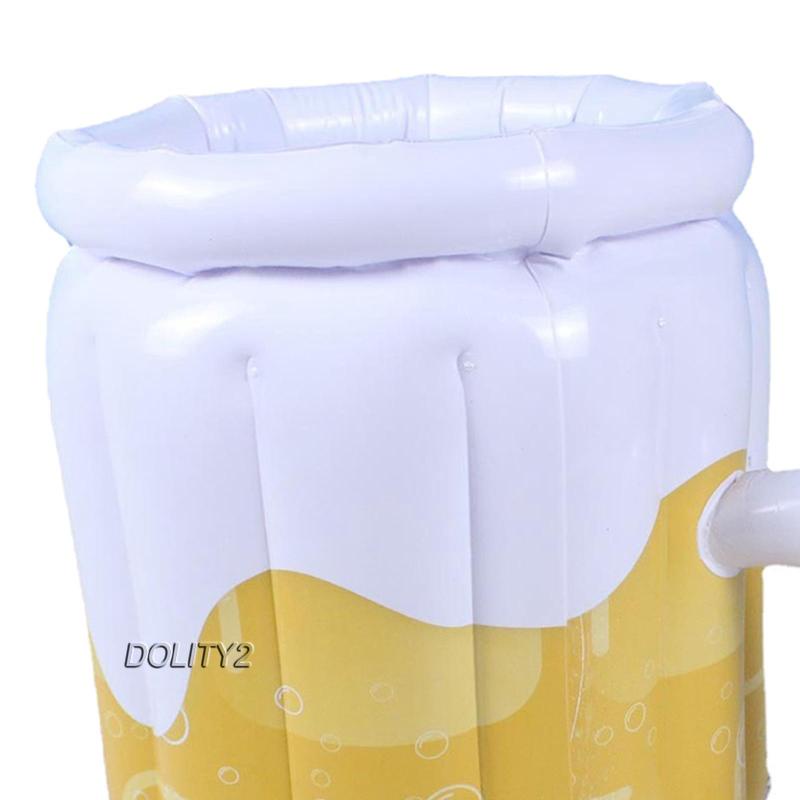 Giá Đỡ Cốc Uống Bia Bơm Hơi Phong Cách Hawaiian Tiện Dụng Cho Tiệc BBQ 2