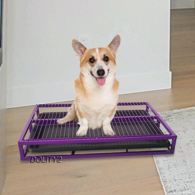 [Dolity2] Hộp Đi Vệ Sinh Chống Văng Nước Cho Thú Cưng Nhỏ