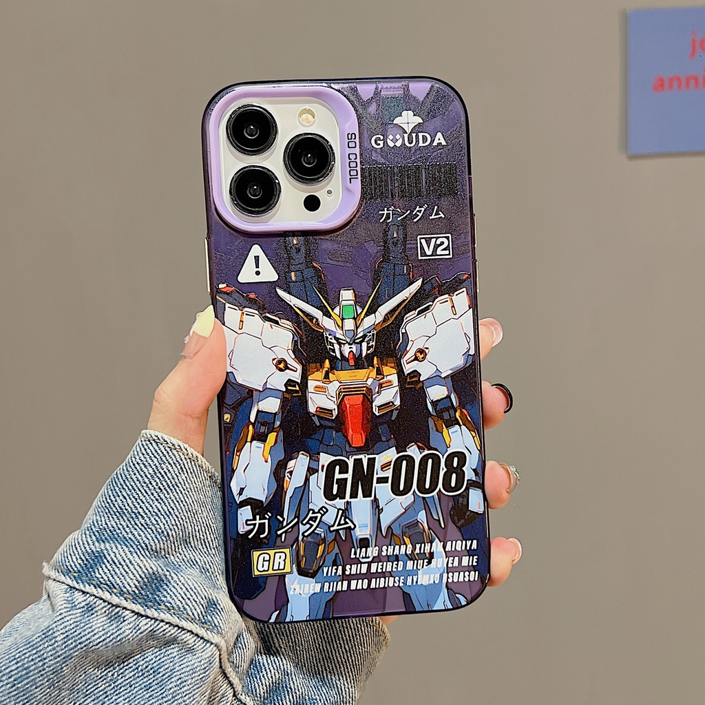 Ốp Điện Thoại Tpu Dẻo Trong Suốt Họa Tiết Hoạt Hình Hai Mặt Chống Rơi Cho iPhone 11 13 12 14 Pro Max