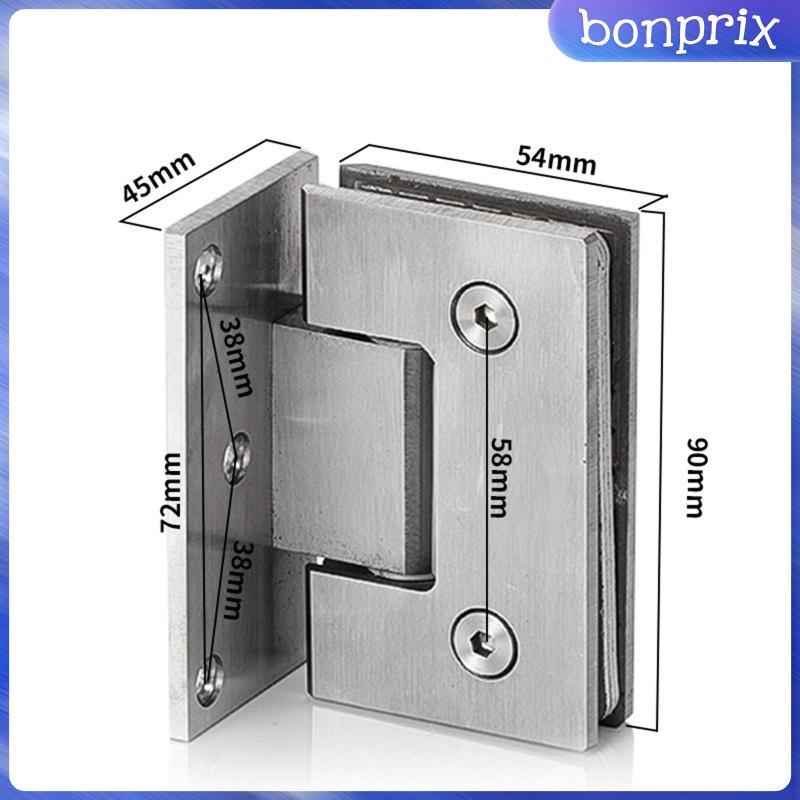 Bản Lề Cửa Kính Nhà Tắm 90 Độ Kèm Ốc Vít Kích Thước 8-12mm