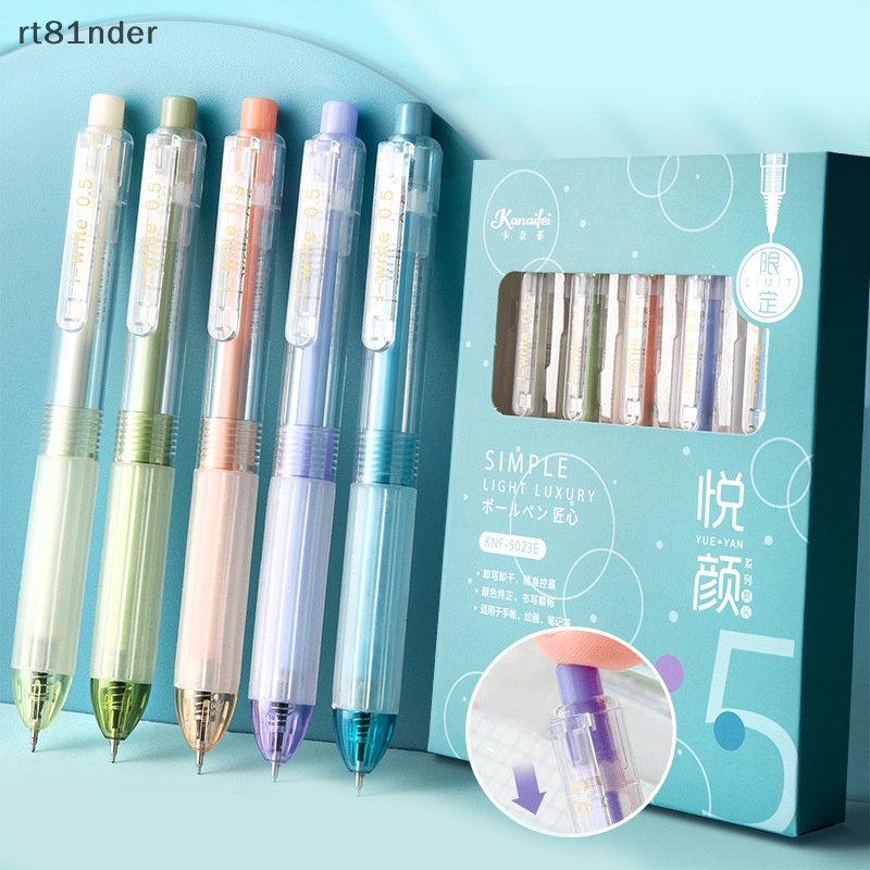 Rt Bút Nước Mực Đen Ngòi Mềm 0.5 Họa Tiết Hoạt Hình Phong Cách Vintage Cho Học Sinh