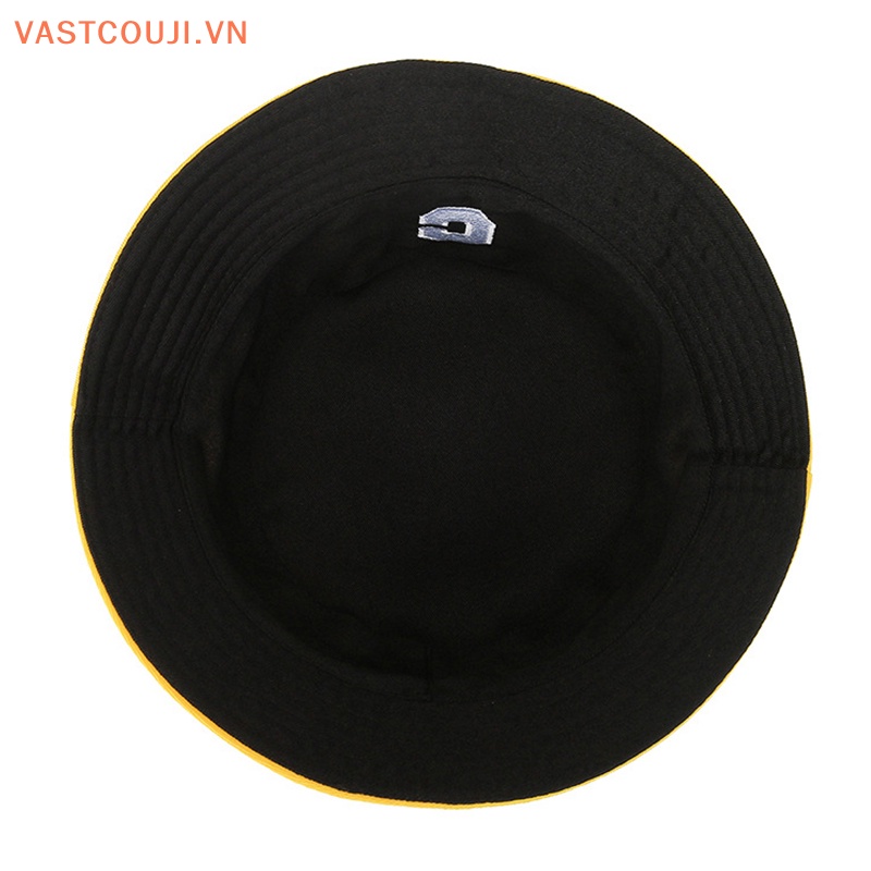 Mũ Tai Bèo Vải Cotton Hai Mặt Thêu Họa Tiết Phong Cách Nhật Bản