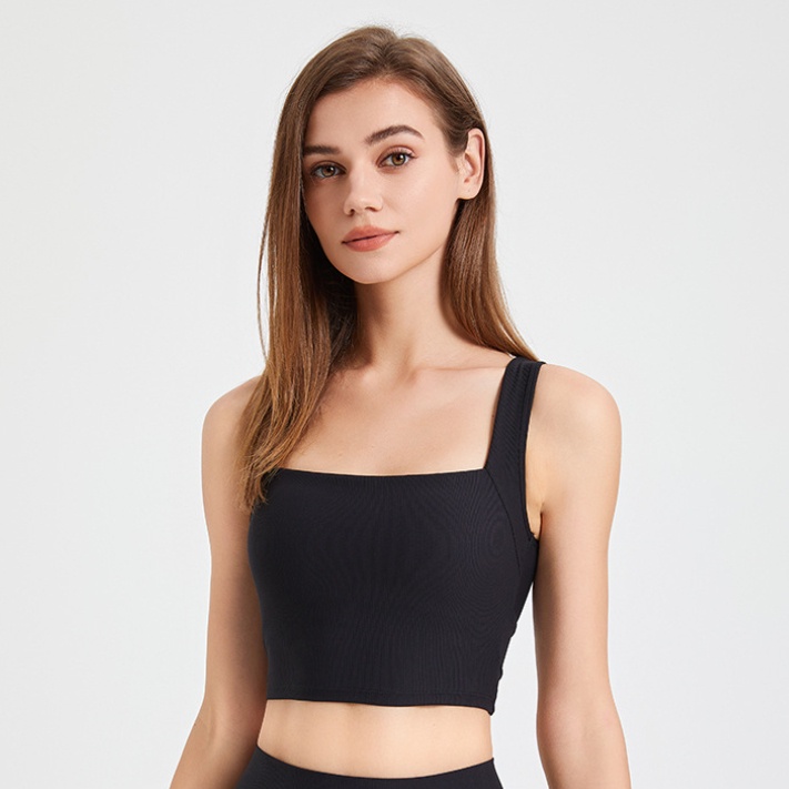 Áo Ngực Thể Thao Tích Hợp Cốc Cố Định Lưng Nhanh Khô Chống Sốc