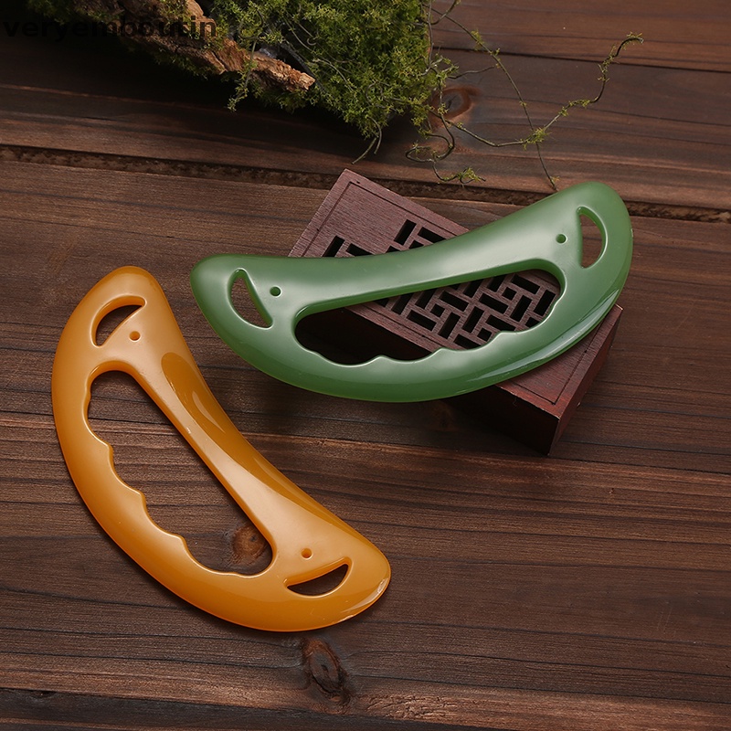 1 Đá Gua Sha Bằng Nhựa Resin Mát Xa Làm Đẹp Da Mặt