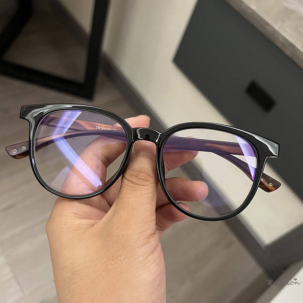 Mắt Kính Gọng Tròn Chống Lóa Ánh Sáng Xanh