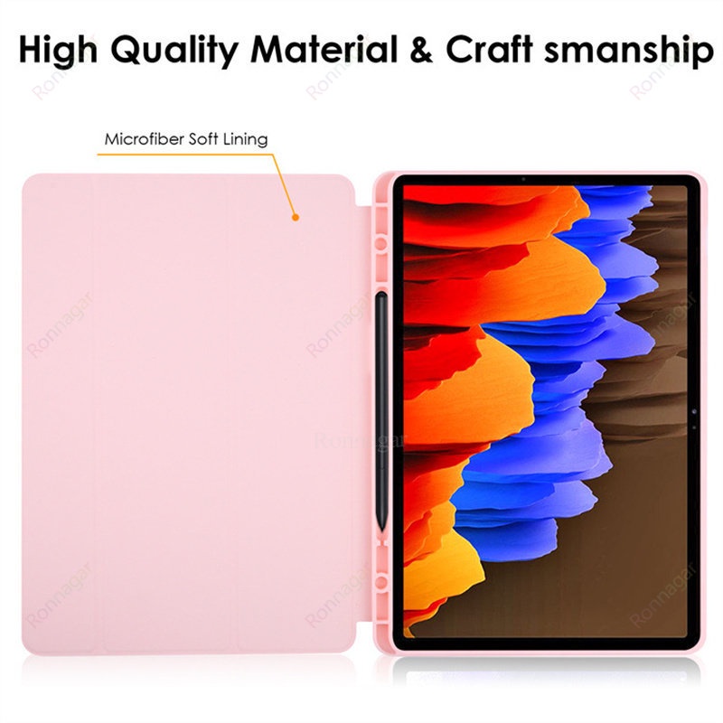 Bao Da Máy Tính Bảng Có Ngăn Đựng Bút Cho Samsung Galaxy Tab A8 10.5 Inch 2022 Tab 10.5 SM-X200 SM-J205 S7 / S8 11 Inch 2022 Giá Đỡ