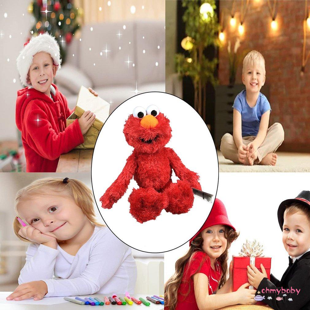 [InStock] Đồ Chơi Sang Trọng Elmo Mini Sesame Street Hoạt Hình Búp Bê Thú Nhồi Bông Đĩa Mềm Tay Chân Thực Tế Lông Tơ Dành Cho Trẻ Em [Z/2]