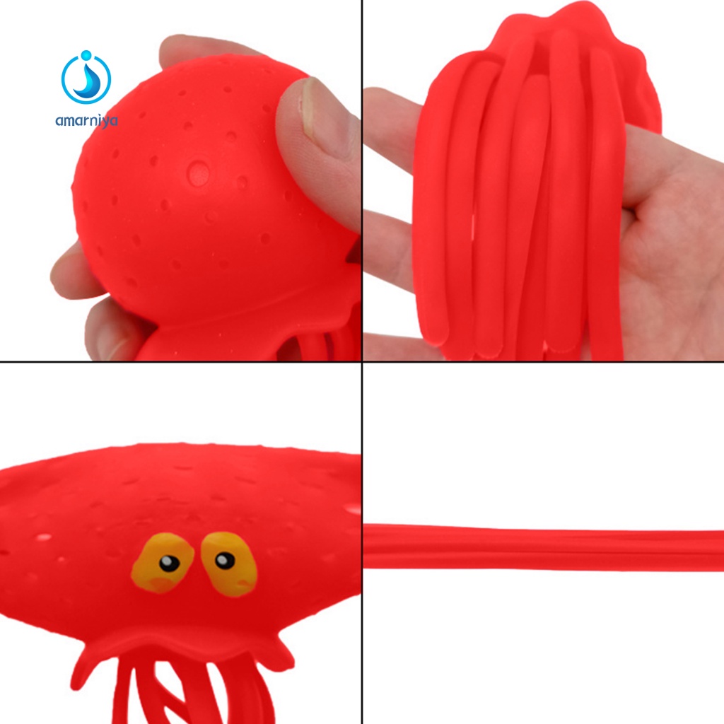 Đồ Chơi Nắn Bóp Đàn Hồi Giảm Stress Hình Bạch Tuộc