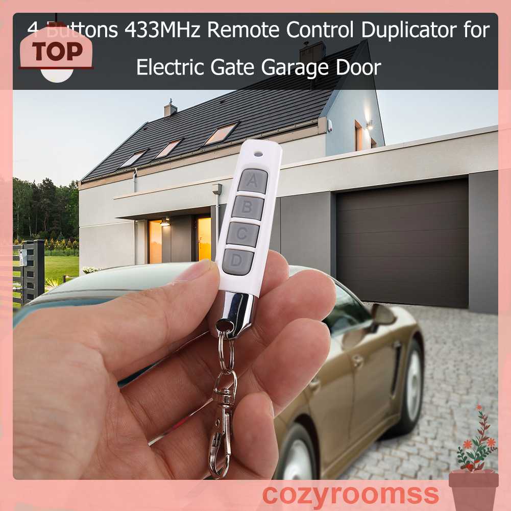 Điều Khiển Từ Xa 4 Nút 433MHz Cho Cổng Gara Điện