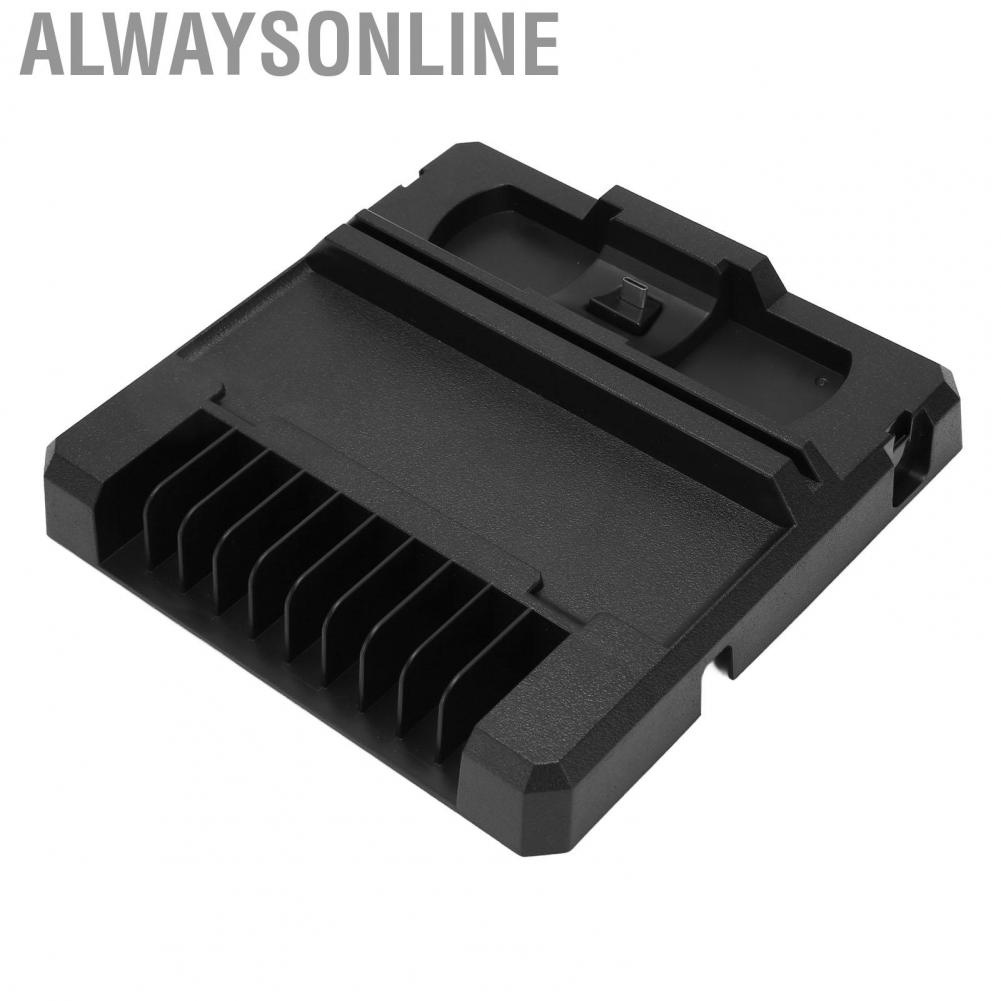 Alwaysonline Controller  Dock Safe Charging Base 10 Game Card Slots for Console