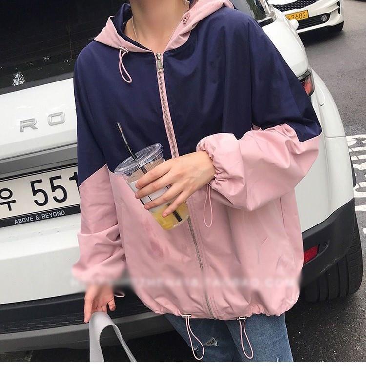 Áo Khoác Cardigan Mỏng Có Nón Chống Nắng Dáng Rộng Thời Trang Xuân Hè Phong Cách Hàn Quốc Mới Cho Nữ Sinh