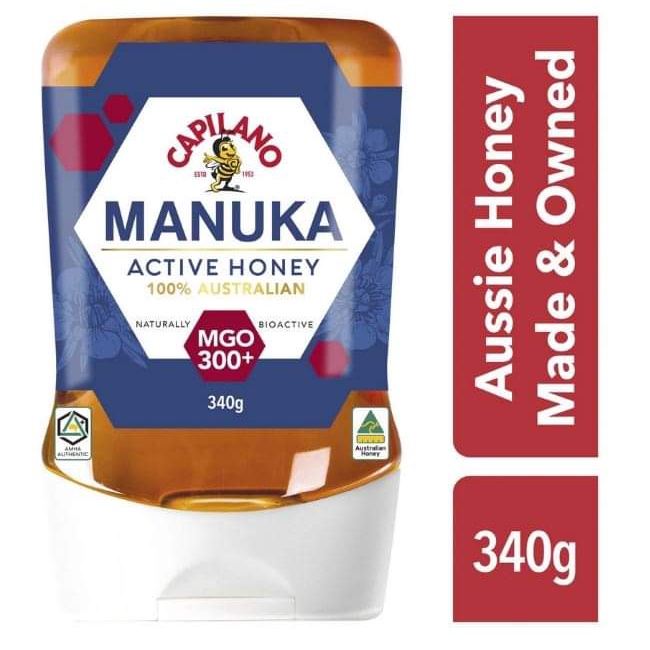 Mật ong manuka capilano mgo300+ active honey squeeze bottles chai 340g Healthy Care Maxwell68