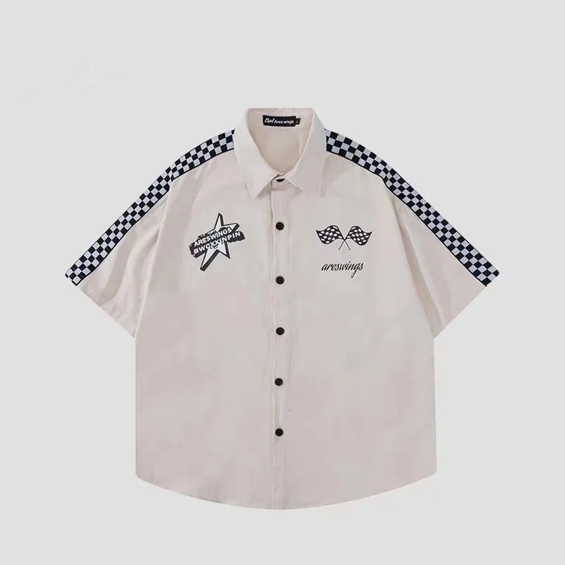 Áo Thun Tay Ngắn Dáng Rộng Phong Cách Âu Mỹ Thời Trang Mùa Hè Cho Nam