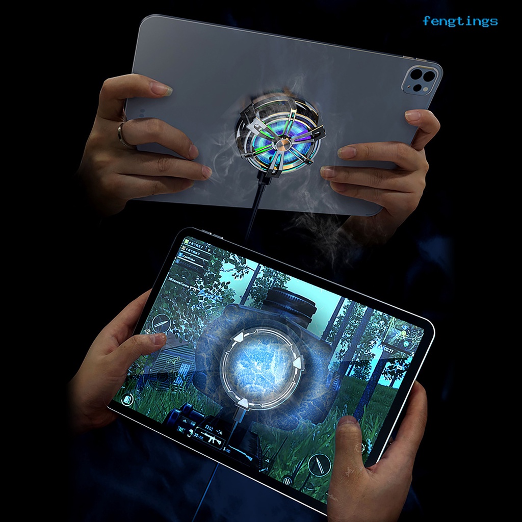 Quạt Tản Nhiệt Bán Dẫn Làm Mát Nhanh X12 Có Đèn RGB ic Cho Điện Thoại Thông Minh