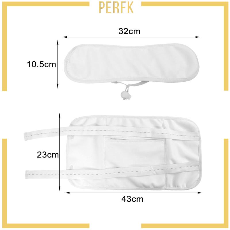 Đai Quấn Eo Và Cổ Bằng Vải Flannel Dạng Nén Chống Rò Rỉ Dầu Có Thể Điều Chỉnh