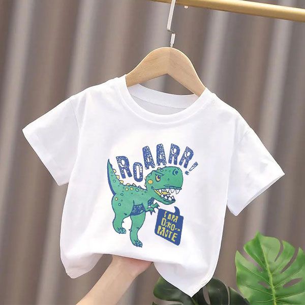 Áo Thun Cotton Tay Ngắn Thời Trang Mùa Hè 2023 Cho Bé Gái 1-3 Tuổi HYB4