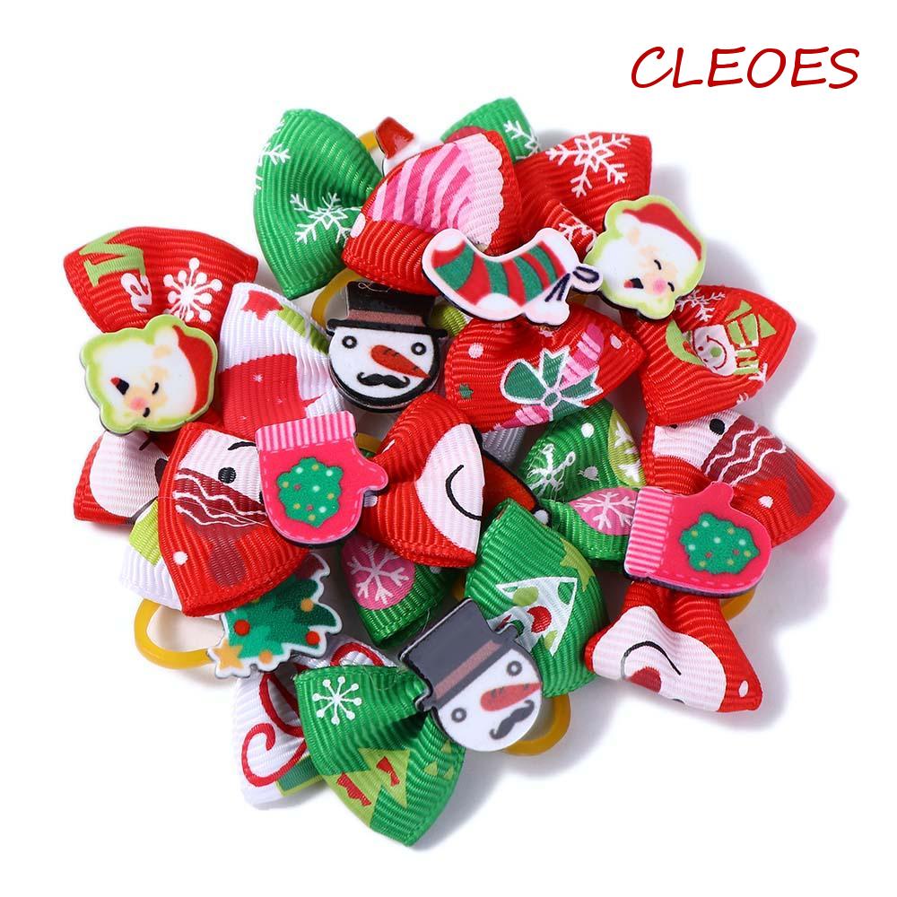 Dây Cao Su Buộc Lông Thú Cưng Họa Tiết Giáng Sinh