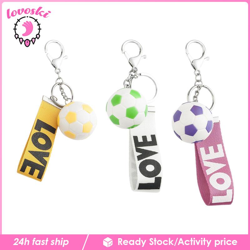 Móc Khóa Kim Loại Hình Quả Bóng Thể Thao Lovoski