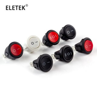 Công tắc on-off on-off on-off-on spst hình tròn 6a 250v 10a 125v kcd1 2pin 3pin 20mm