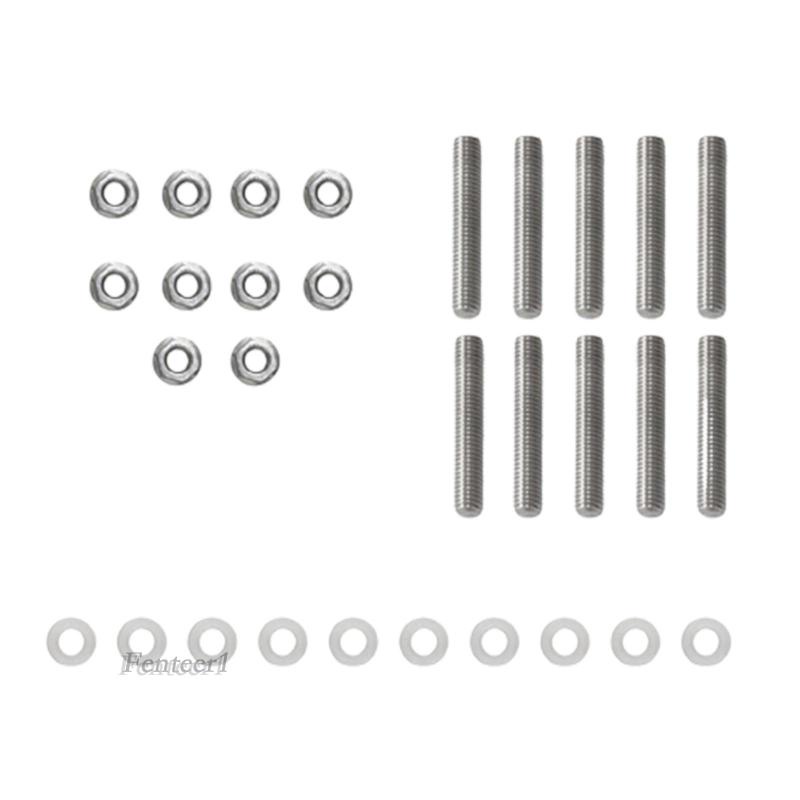 [Fenteer1] Bu Lông Đinh Tán Nạp Đầu Vào Bằng Thép Không Gỉ Cho Ống Xả