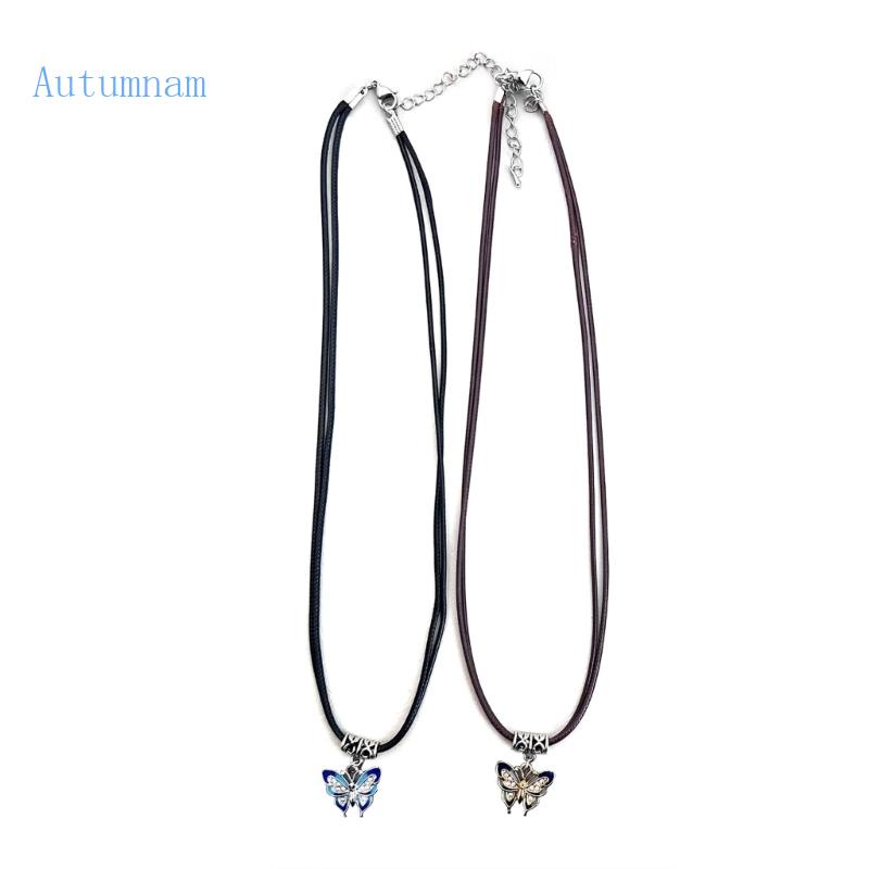 Vòng cổ Mặt Hình Bươm Bướm Phong Cách Cổ Điển