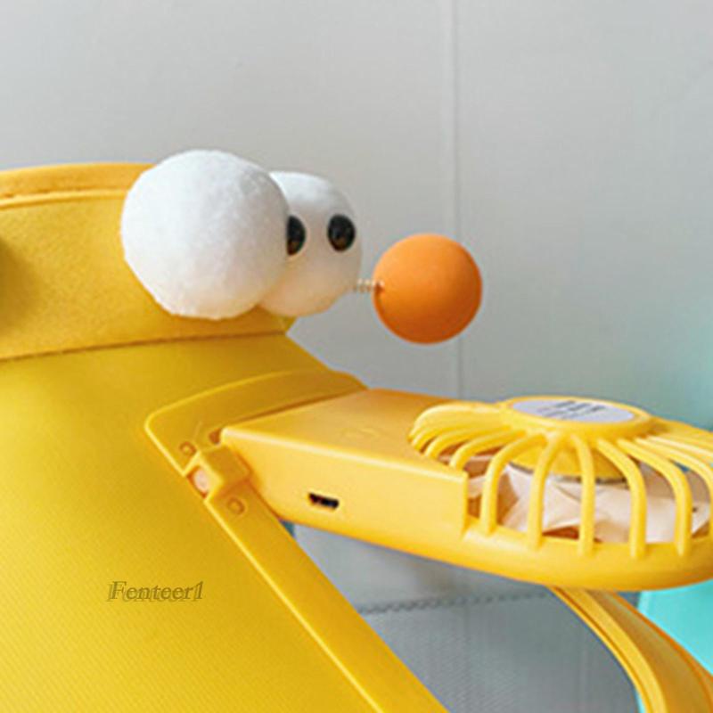 [Fenteer1] Mũ Lưỡi Trai Kèm Quạt Phong Cách Thể Thao Cho Hoạt Động Ngoài Trời