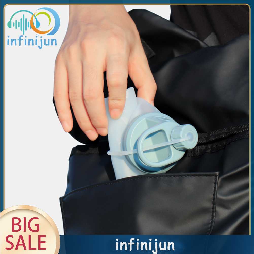 Bình Nước Thể Thao 500ML Bằng Silicone