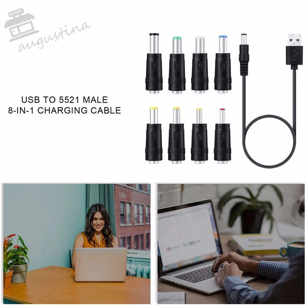 Dây Cáp Sạc AUGUSTINA DC Đa Năng 8 Trong 1