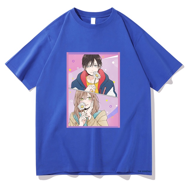 Áo Thun Tay Ngắn In Họa Tiết Anime My Love Story with Yamada-kun at Lv999 Phong Cách Harajuku Cho Nam Và Nữ