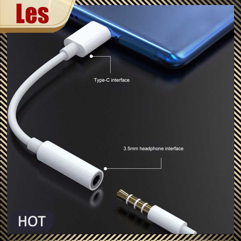 Cáp ChuyểN ĐổI 3.5mm Sang Type-C 10cm Sang 3.5mm Cho ĐiệN ThoạI