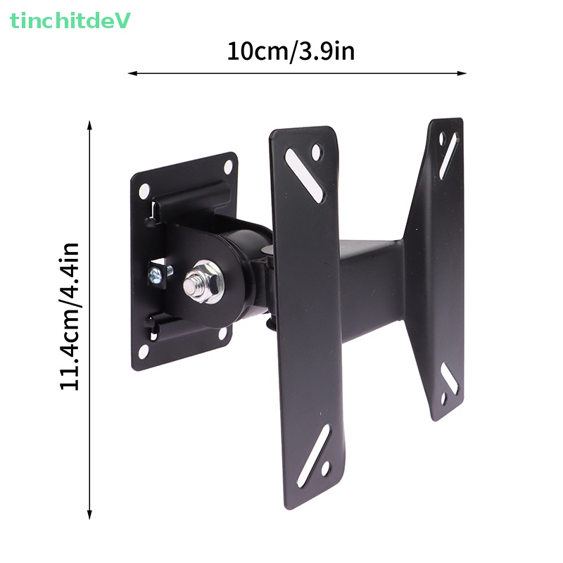 1 Bộ Giá Đỡ Màn Hình TV LCD 14-24Inch Gắn Tường Cố Định Góc Nghiêng 180 Độ Kèm Ốc Vít Chuyên Dụng